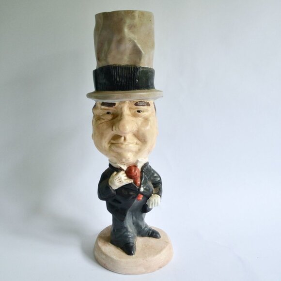WC Fields ESCO Style 20 Handpainted Chalkware Figurine Vintage 16" - Picture 1 of 7